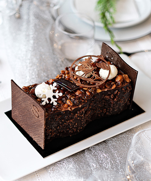 buche glacée chocolat